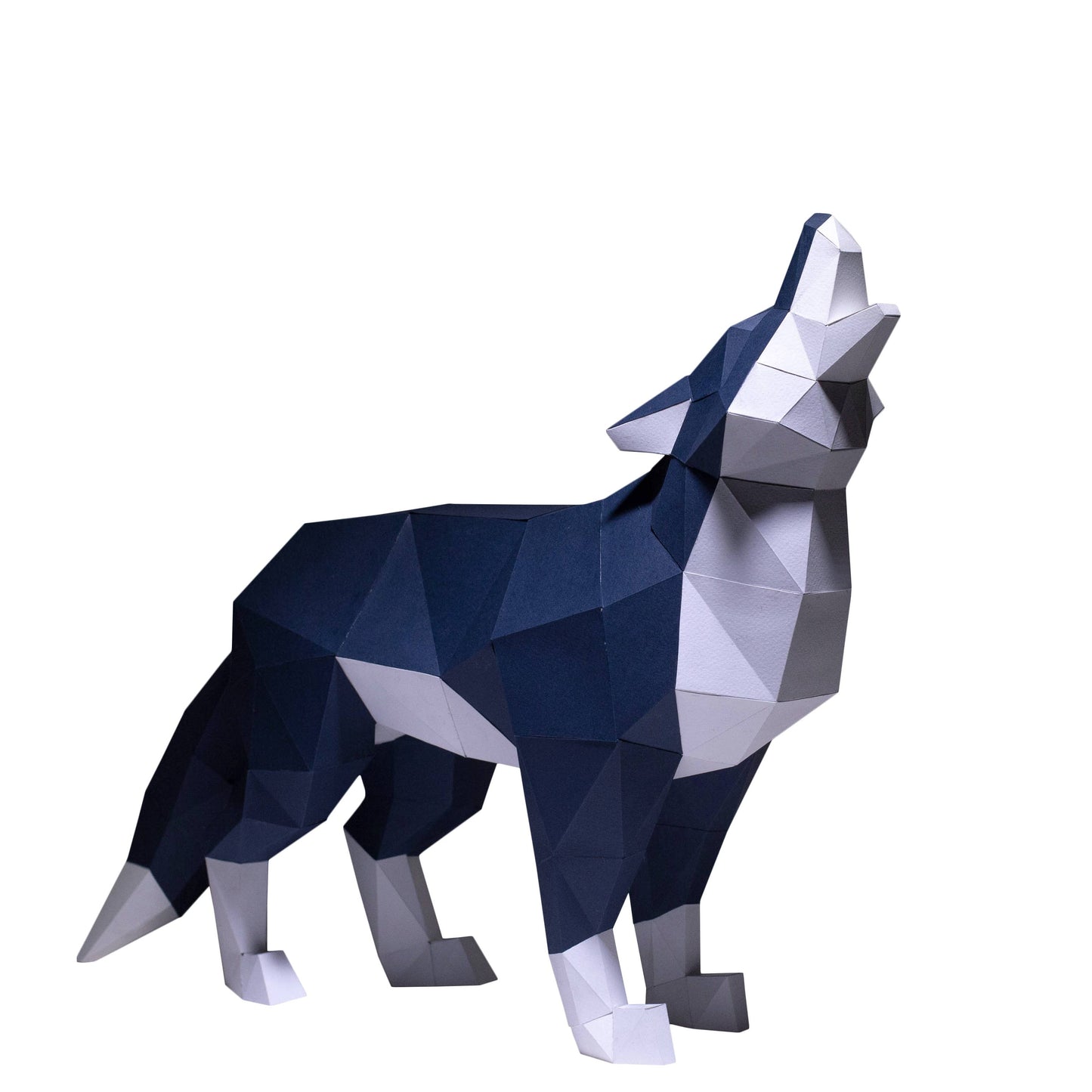 Wolf 3D PaperCraft Origami Model, Paper Animal Art