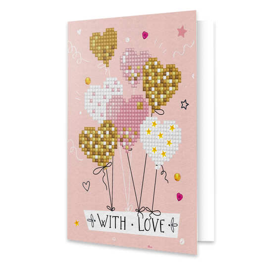 Love Balloons (Card) Diamond Art