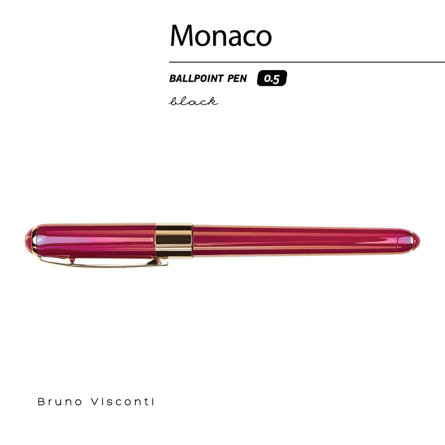 Monaco - Pearlescent Burgundy Ballpoint Pen
