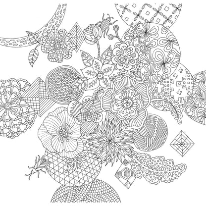 Zen Garden Artists Coloring Book