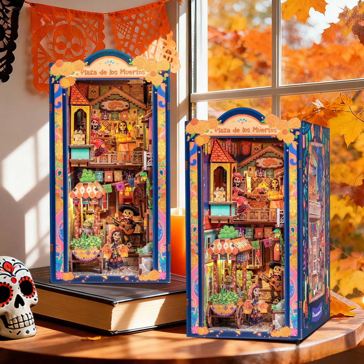 DIY Book Nook Kit: Plaza de los Muertos