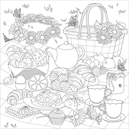 Cottagecore Artist Coloring Book