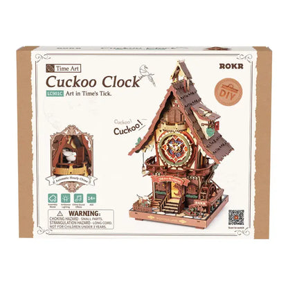3D Wood Puzzle: Cuckoo Clock