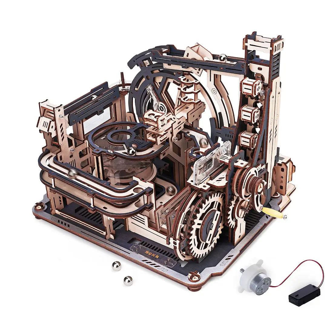 3D Wooden Puzzle - Marble Spaceport