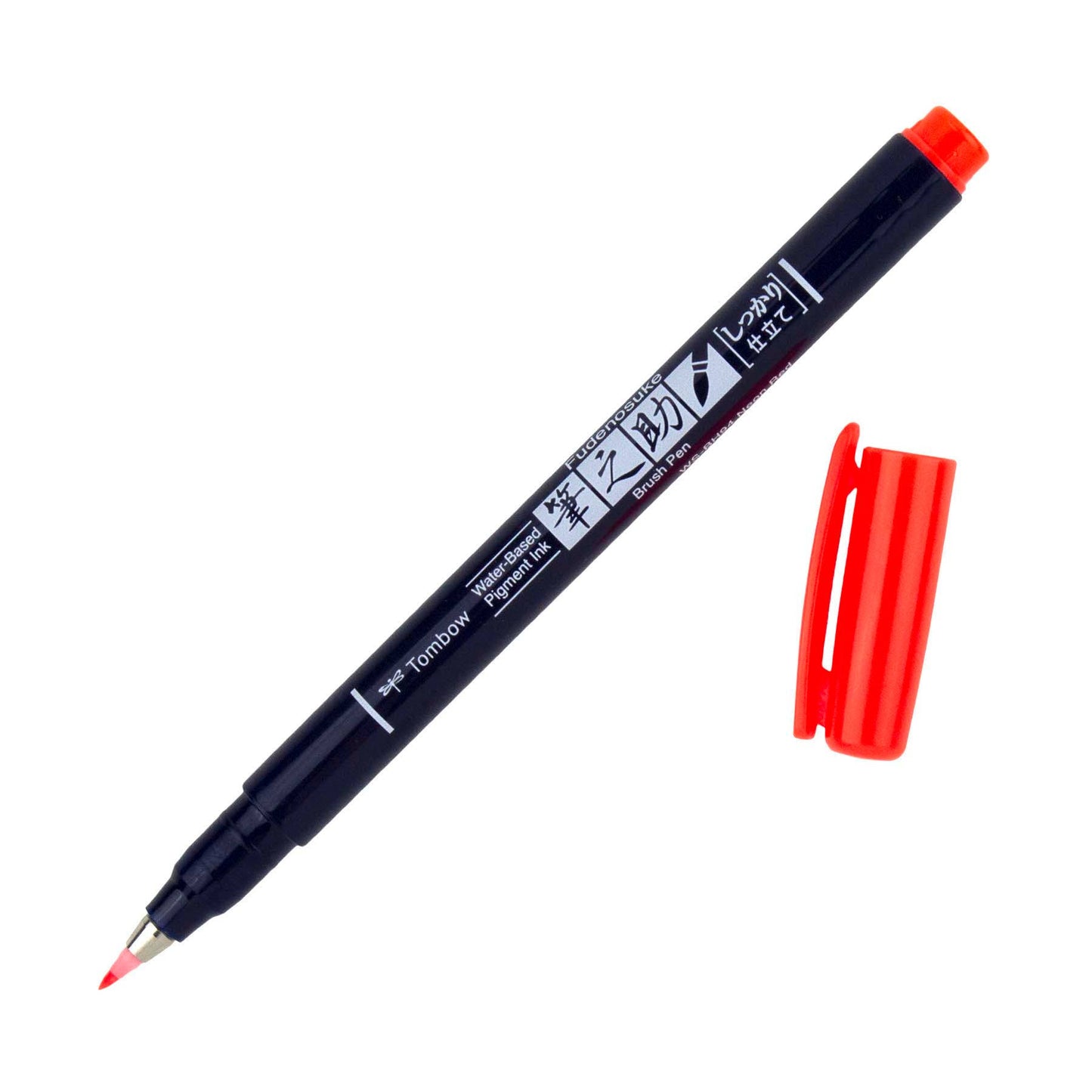 Fudenosuke Calligraphy Brush Pen: Orange