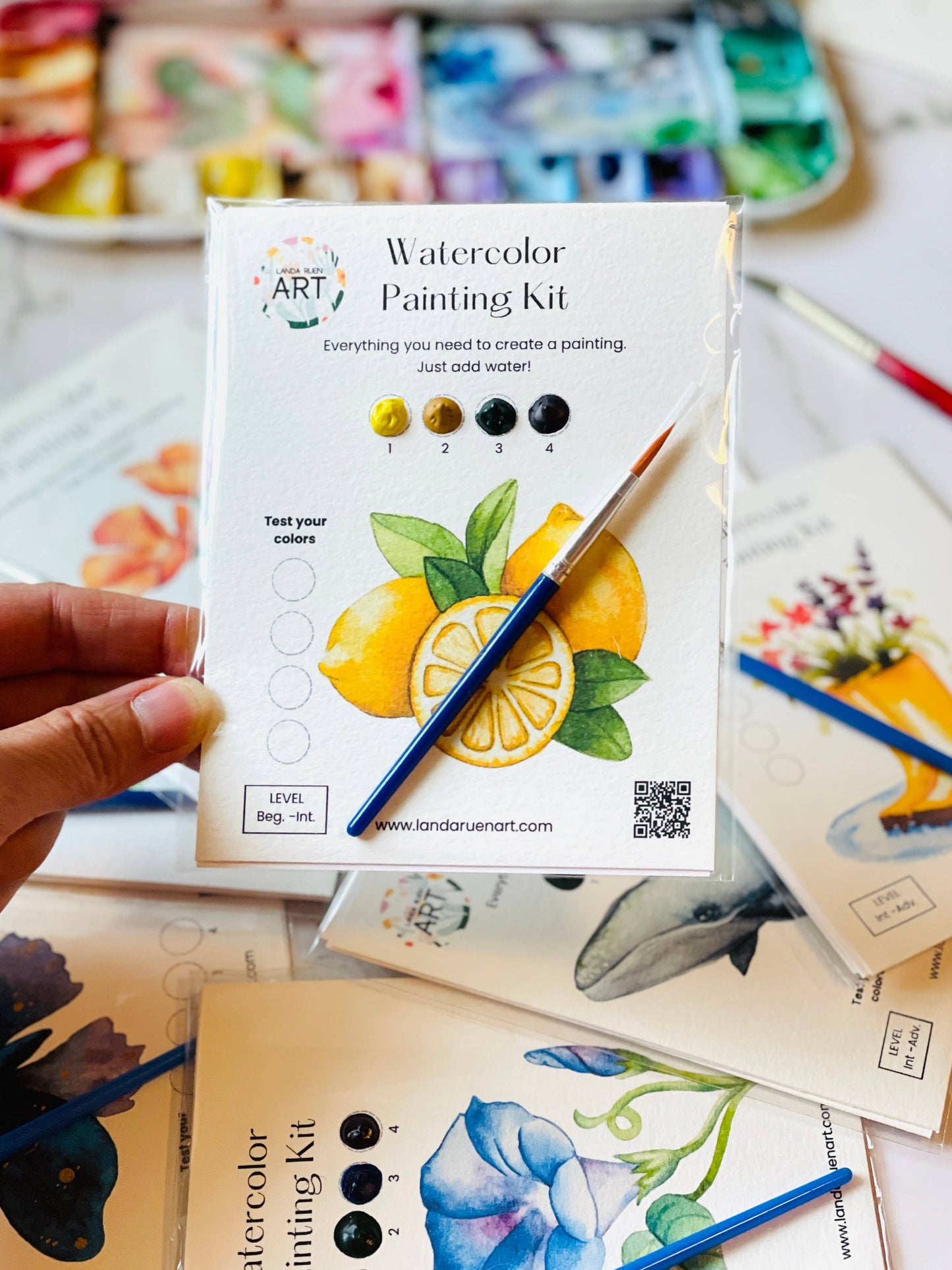 Lemons Watercolor Kit