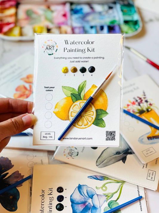 Lemons Watercolor Kit