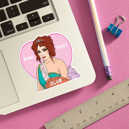 Chap Pink Pop Star Die Cut Sticker