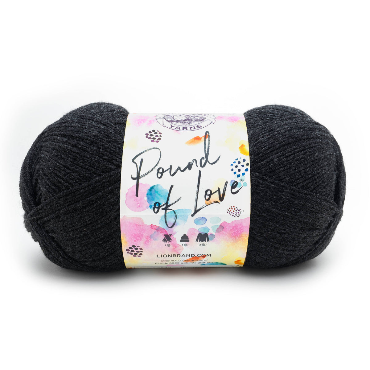 Lion Brand Yarn Pound of Love  1 Pack: Chocolate
