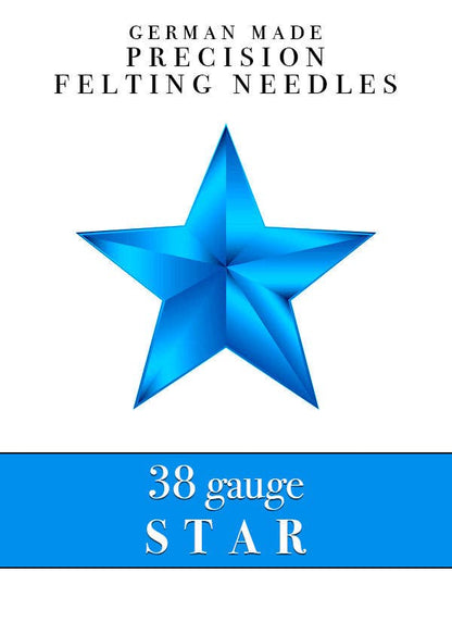 Precision Felting Needles 38 Gauge Star