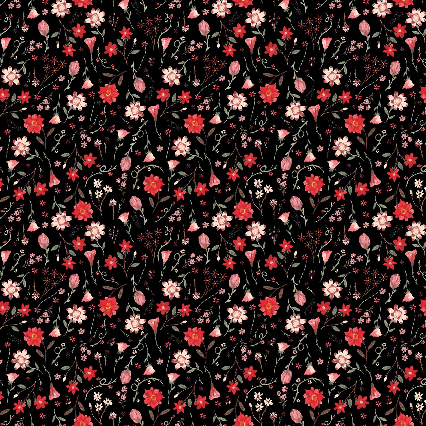 Figo Fabrics - Roses Are Red