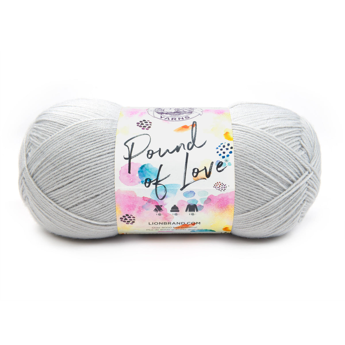 Lion Brand Yarn Pound of Love  1 Pack: Black