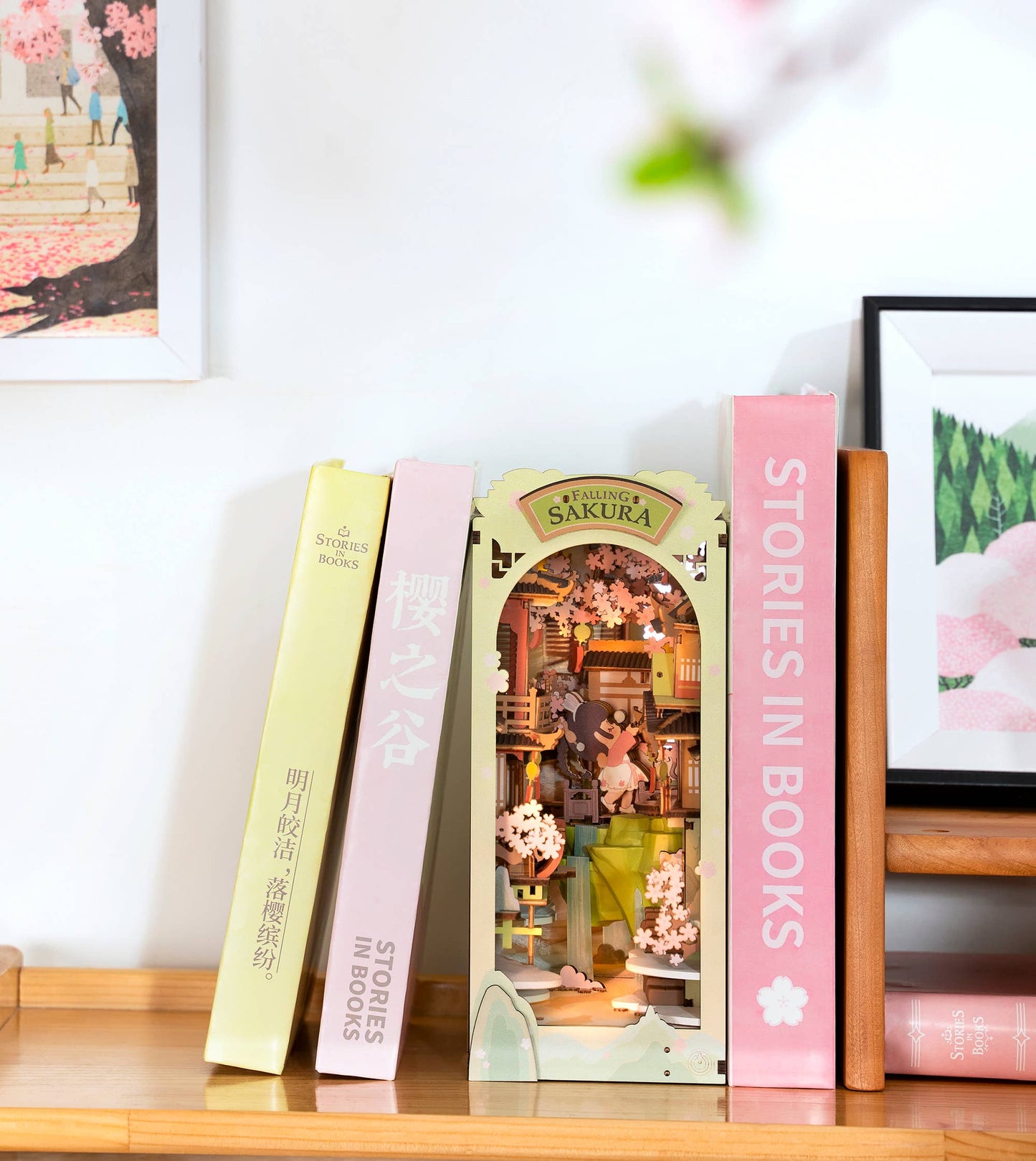 Book Nook - Falling Sakura