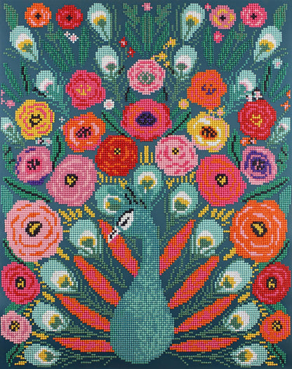 Fabulous Feathers Peacock Diamond Painting Kit