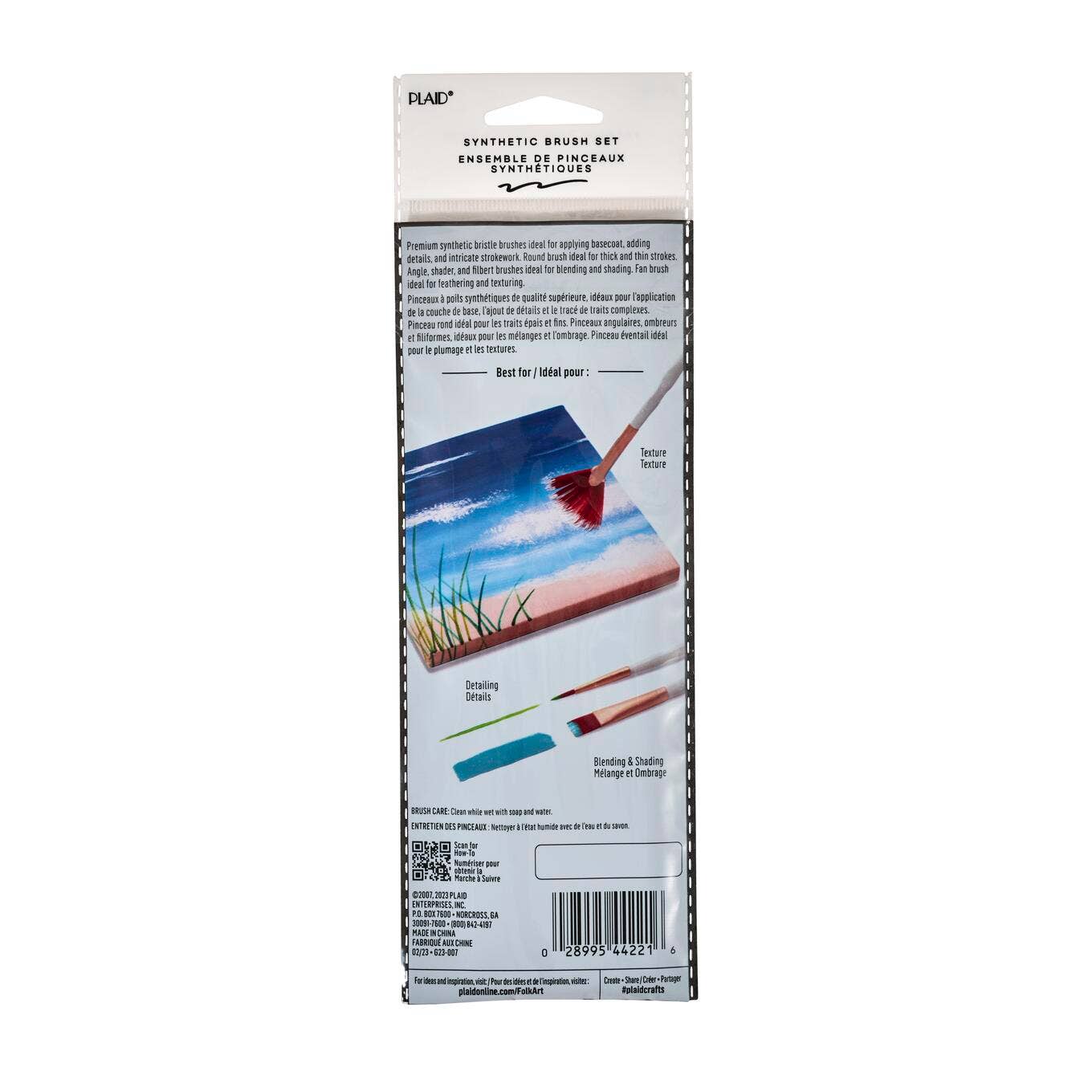 Synthetic Brush Set 10 Piece - FolkArt