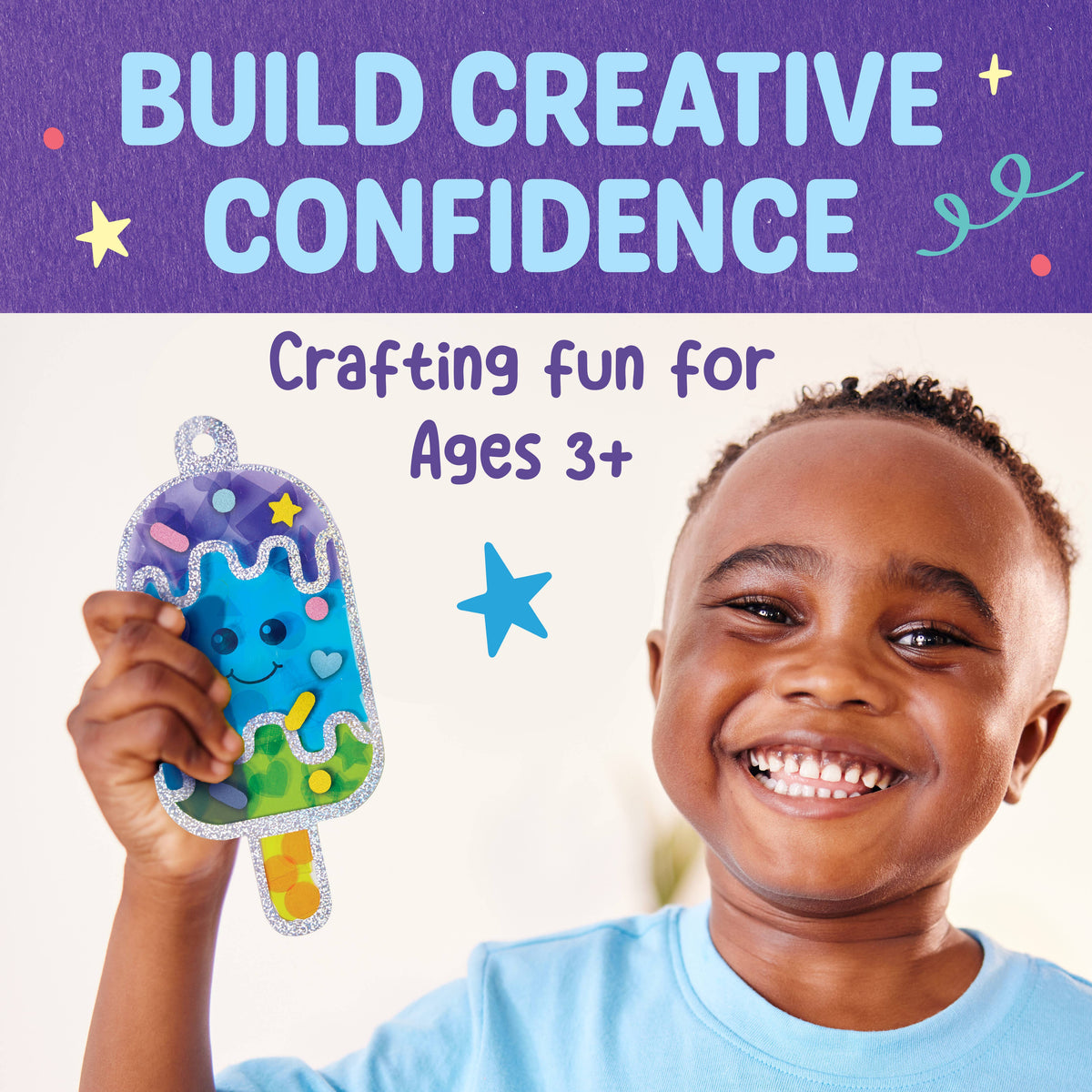 Sticker Suncatchers Mini Craft Kit for Kids