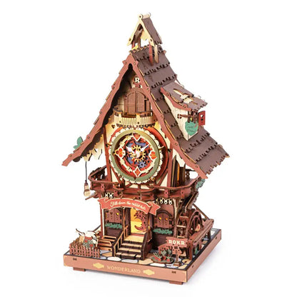 3D Wood Puzzle: Cuckoo Clock