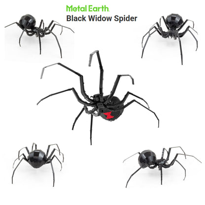 3D Metal Puzzle - Black Widow Spider