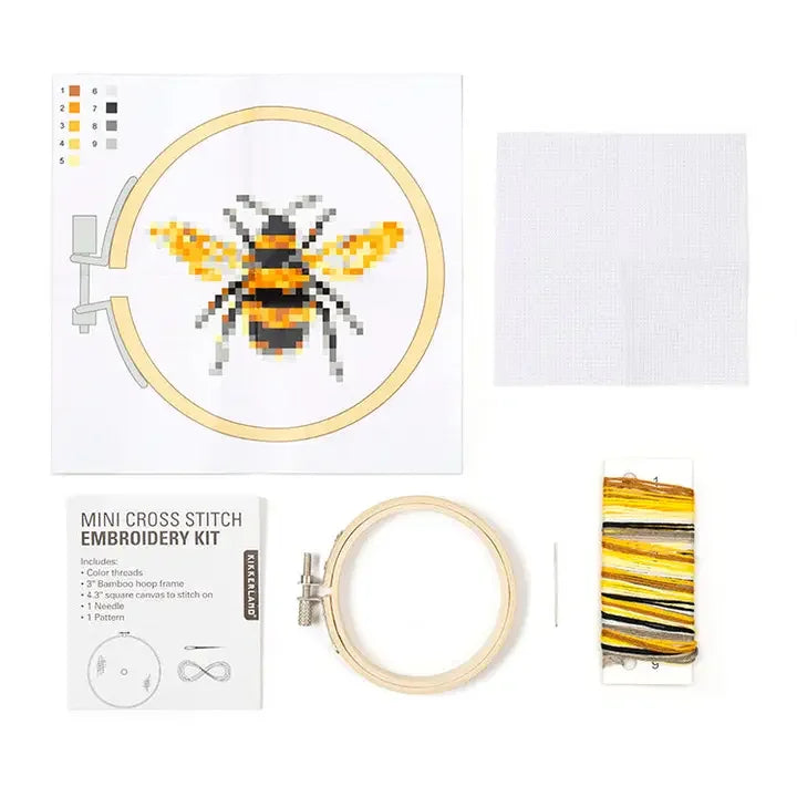 Mini Cross Stitch - Bee