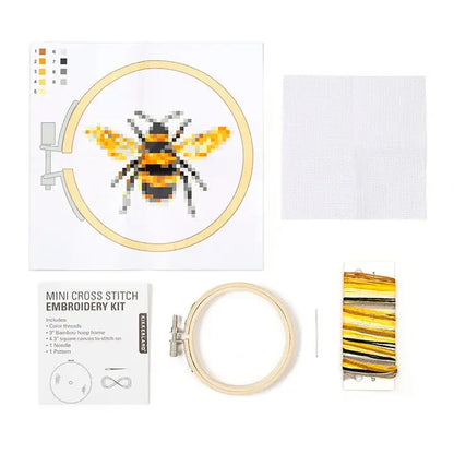 Mini Cross Stitch - Bee