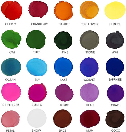 PIXISS Alcohol Ink Set of 25 - Highly Saturated