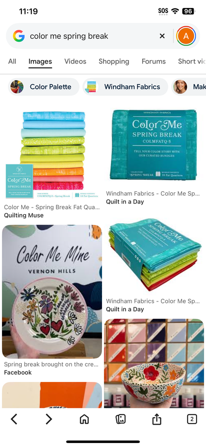 Color me -  fabric bundle
