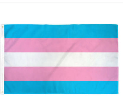 Pride Flag  & Transgender flag