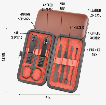 Classy Care 7 piece - men’s Grooming & manicure kit