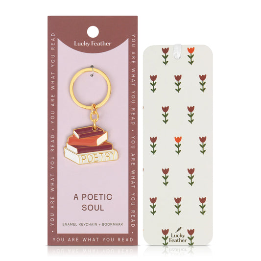 Booklover's keychain - Poetry