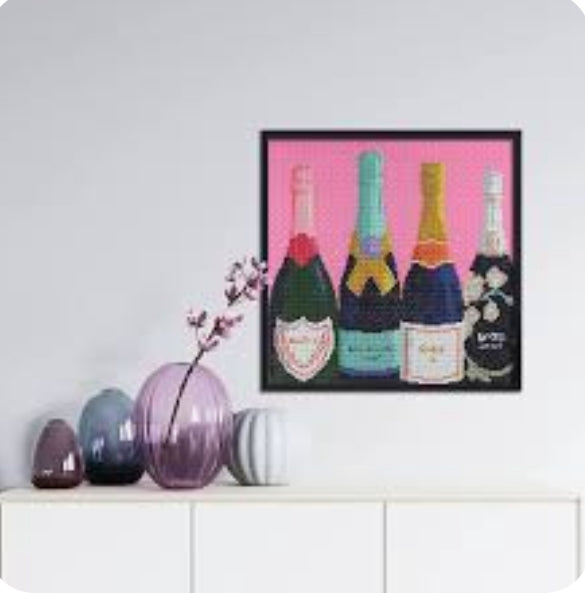 Diamond Painting Kit - Wine