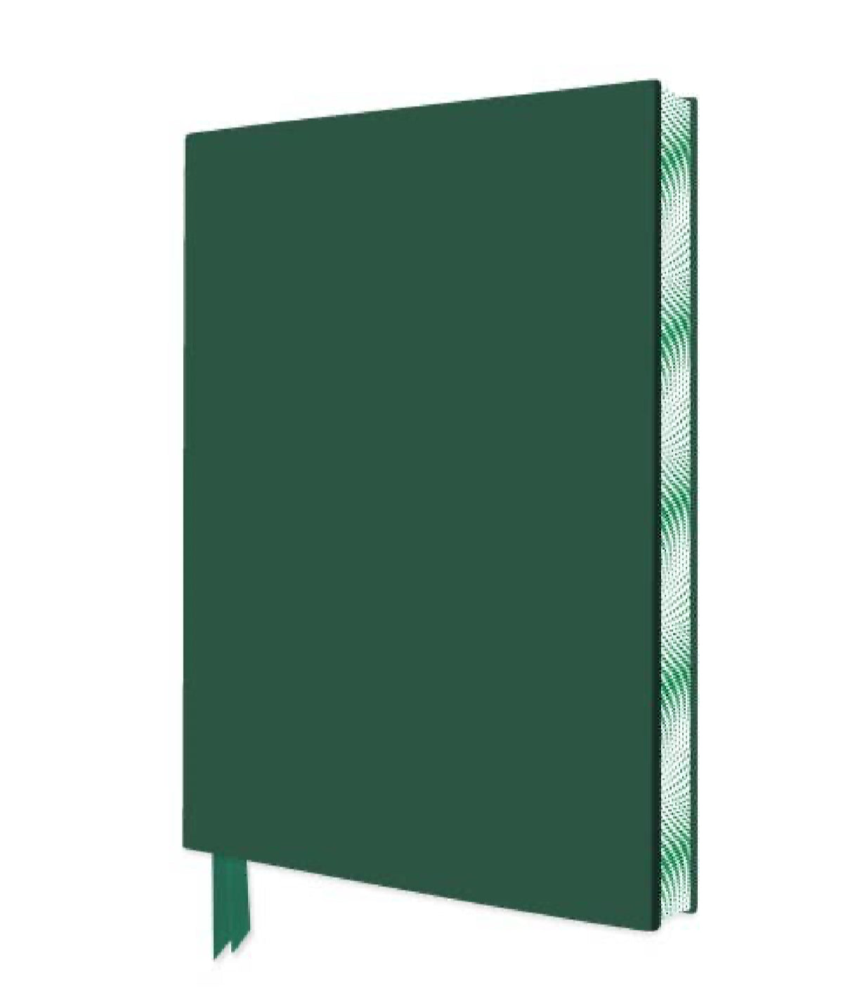 Large -  Artisan Racing Green Lined Journal - Green