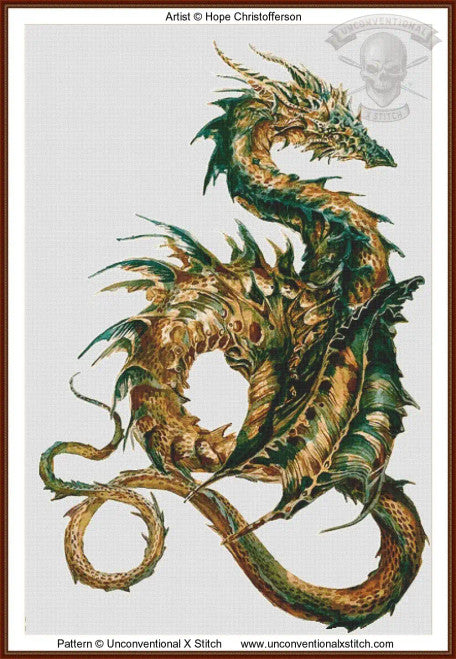 Hope Christofferson Dragon Print in Frame