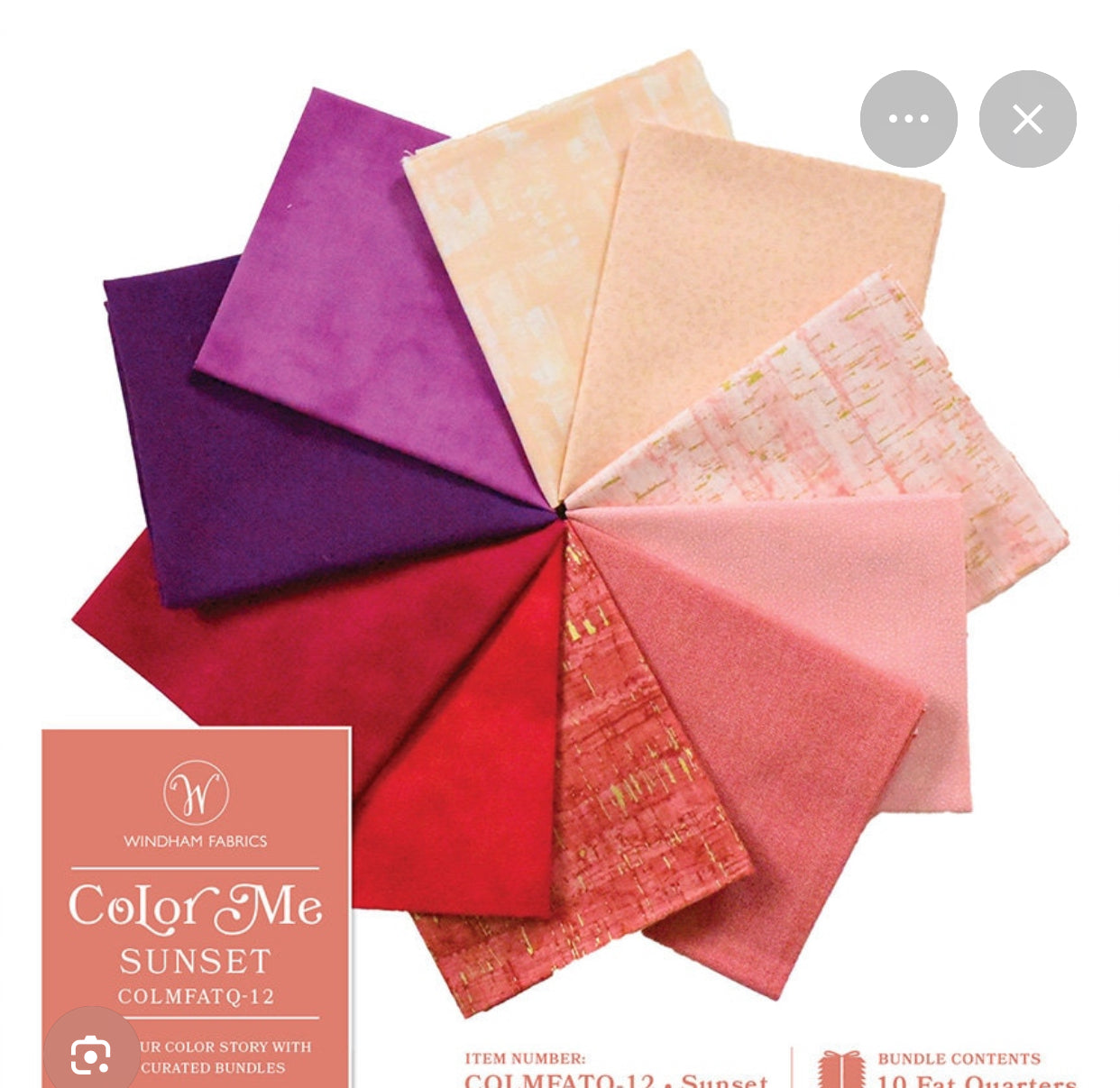 Color me -  fabric bundle