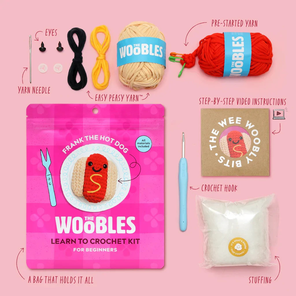 Frank The Hot Dog - Wooble Crochet Kit