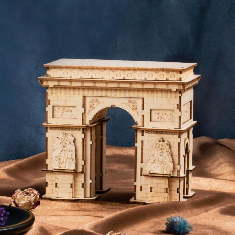 3D Wooden Puzzle - Arc de Triomphe