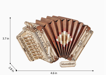 3D Wooden Puzzle - Accordion