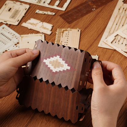 3D Wooden Puzzle - Accordion