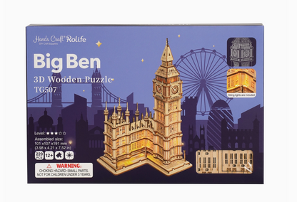 3D Wooden Puzzle - Big Ben