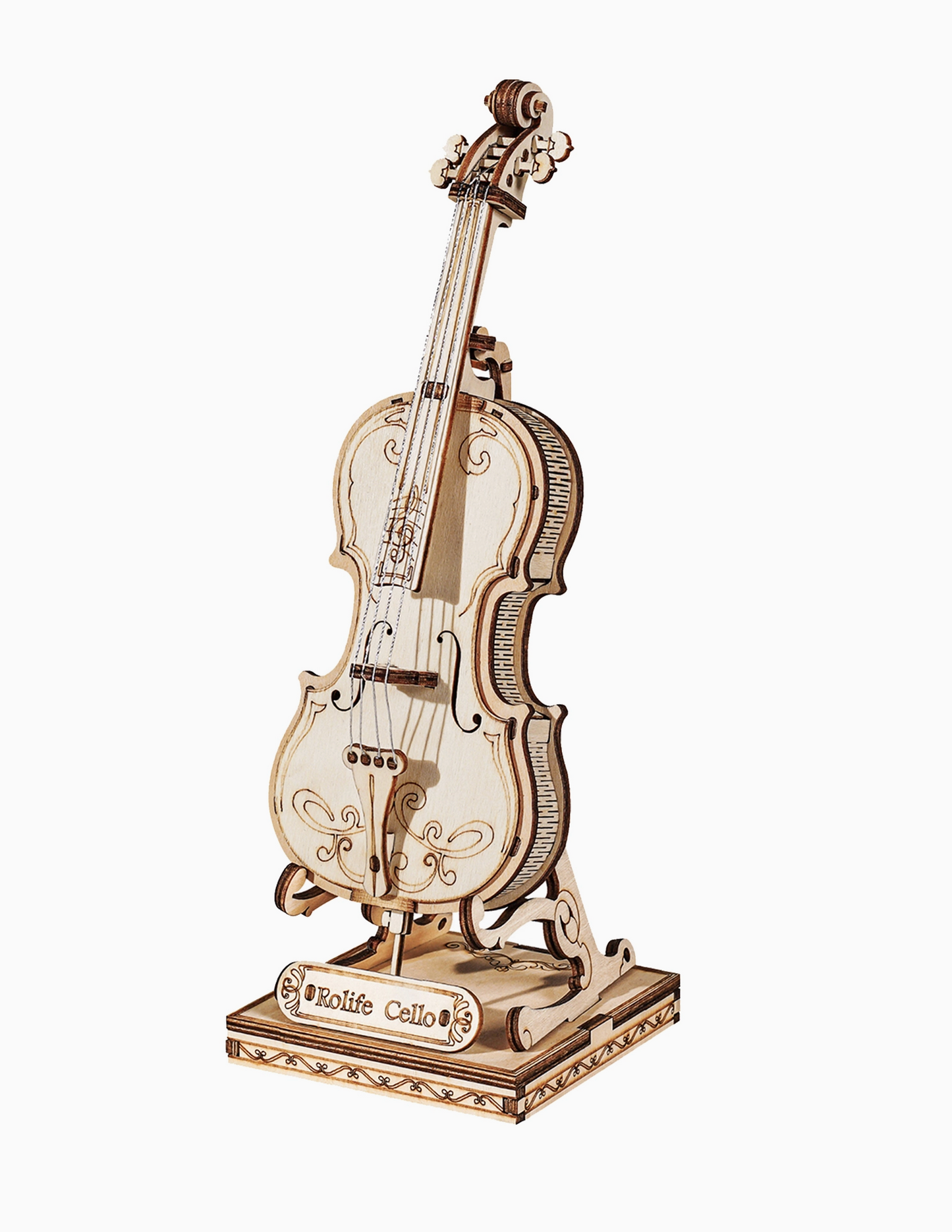 3D Wooden Puzzle - Cello