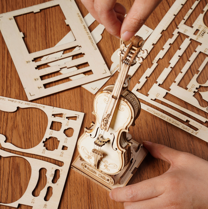 3D Wooden Puzzle - Cello