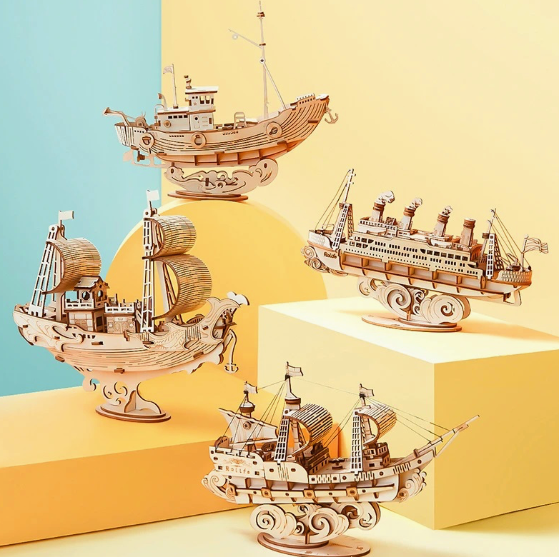 3D Wooden Puzzle - Cruise Ship