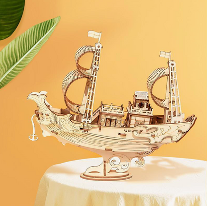3D Wooden Puzzle - Japanese Diplomatic Ship