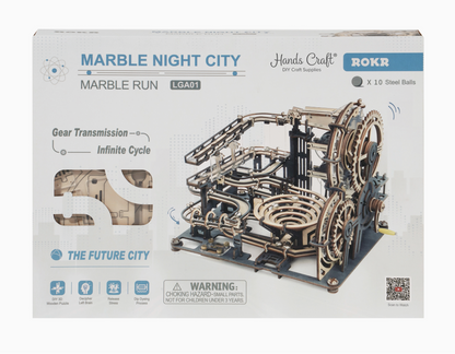3D Wooden Puzzle - Marble Night City