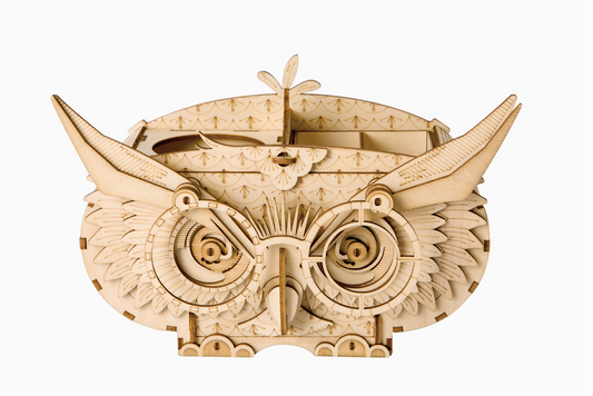 3D Wooden Puzzle - Owl Storage Box