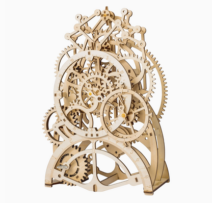 3D Wooden Puzzle - Pendulum Clock