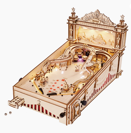 3D Wooden Puzzle - Pinball
