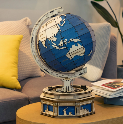 3D Wooden Puzzle - The Globe