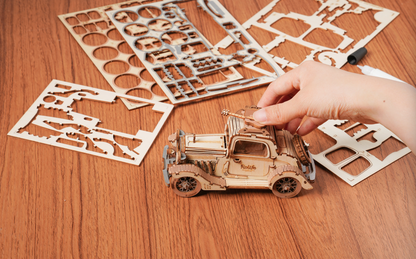 3D Wooden Puzzle - Vintage Car