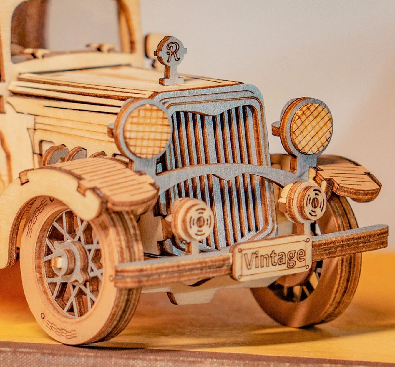 3D Wooden Puzzle - Vintage Car