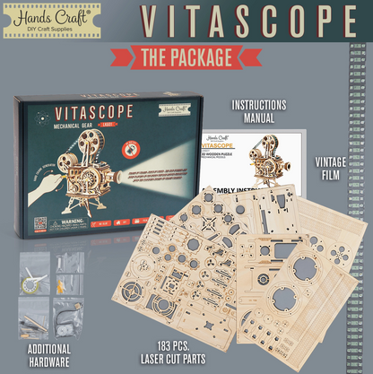 3D Wooden Puzzle - Vitascope Wooden Puzzle